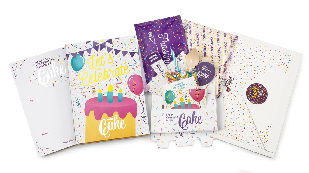 *NEW* Let's Celebrate! Vanilla Confetti Card