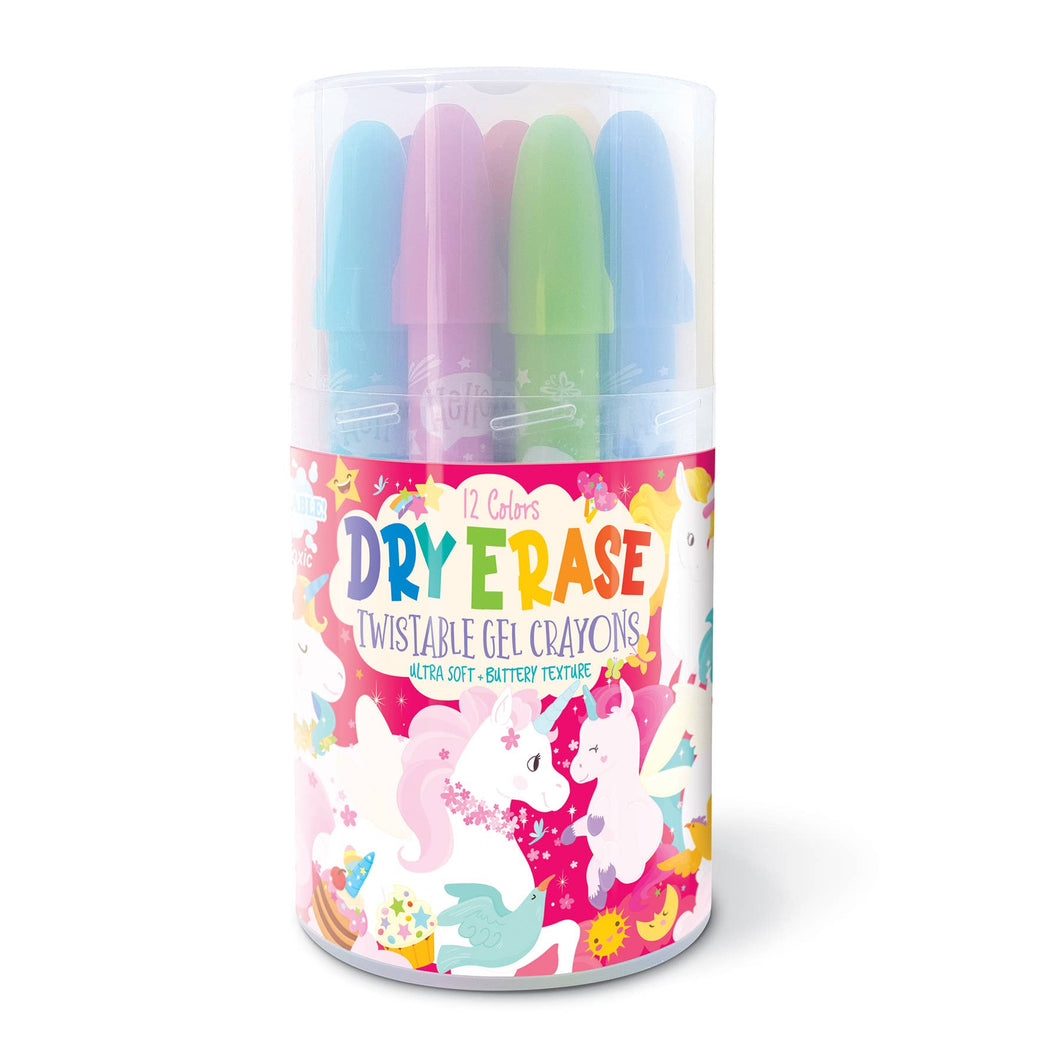 Dry Erase Twistable Gel Crayons- Unicorn Fantasy