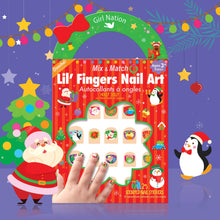 Load image into Gallery viewer, Lil&#39; Fingers Nail Art | Holly Jolly
