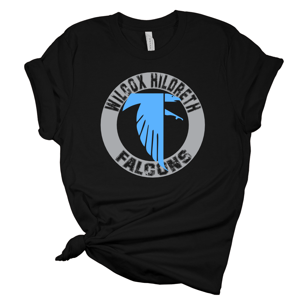 Wilcox-Hildreth Falcons Circle T-Shirt